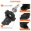 4pcs UTV ATV Tie Down Anchors for  Zforce Uforce Cforce 1000 950 800 600 Quick Attach Bed Rail 5