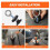 4pcs UTV ATV Tie Down Anchors for  Zforce Uforce Cforce 1000 950 800 600 Quick Attach Bed Rail 7