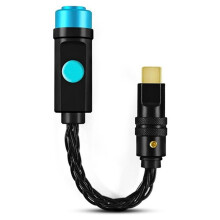 Amplificador de Auriculares Decodificador de Audio HiFi PCM768kHz DSD256 Tipo-C A 3,5 mm con Tarjeta de Sonido Portátil CS43198 CT7601PR, 1 Unidad