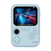 Retro-Arcade-Spielkonsole mit über 10.000 Klassischen Spielen, -Handheld mit Joystick und 2-in-1-Powerbank-Ladegerät