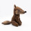 Homescapes Luxury Fox Door Stop, Polyester Cover with Sand Filling 3