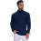 Herren Strickpullover mit Rollkragen, gestrickt, warm, langärmlig, marineblau XXL — herrenpullover rollkragen 2