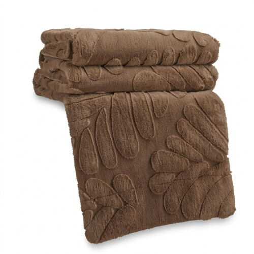 Polar Blanket Sofa Throw Fluffy Warm Elegant Green 200x230 cm