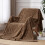 Polar Blanket Sofa Throw Fluffy Warm Elegant Green 200x230 cm 2