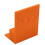 Stepped Positioning Plate for Wardrobe Side Installation Precision Tool Orange Plastic Hinge Mounting Cabinet Assembly 1