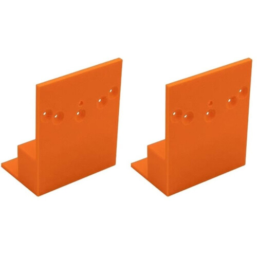 Stepped Positioning Plate for Wardrobe Side Installation Precision Tool Orange Plastic Hinge Mounting Cabinet Assembly 2