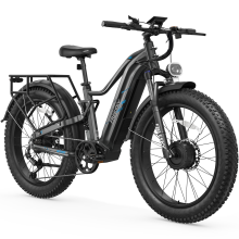 Freesky M410 26" Electric bike 4000W 48V 25Ah Fat tire E-Mountain Bike 169KM