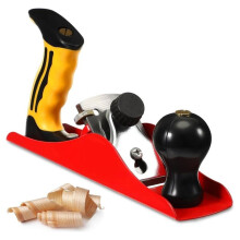 Handhobel mit 2-Zoll-Hobelmesser, Verstellbar, zum Glätten Von Holz, für Heimwerkerarbeiten Wie Türmontage und Holzbearbeitung.