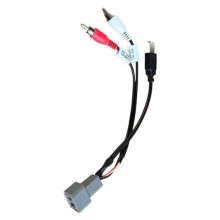 Car Radio USB Adapter Audio Cable USB Port Input Retention Cable 8-Pin USB Port for RCA Plug Aux Cable for