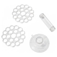 1 Ensemble de Supports à Tiges Réutilisables pour Débutants - Grille de Composition Florale à Faire Soi-Même pour Divers Vases, Support à Tiges