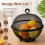 28CM Mesh Metal Kitchen Fruit Basket Vegetable Storage Basket Reusable Draining Fruit Bowl Large Capacity Kitchen 2