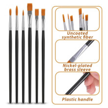 12Pcs Face Painting Brush & Sponge Set, Professional Body Paint Kit for Halloween Cosplay Party Makeup and Painting