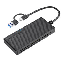 5-in-1-Multifunktions-USB-3.0/Typ-C-Kartenleser (//TF/MS/XD) für Digitalkameras mit Hoher Geschwindigkeit