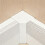Corner Guard Wall Protector Inside 90 Degree Corner for Square Baseboard Heater Cover Connects Multiple Heater Covers 1