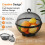 28CM Mesh Metal Kitchen Fruit Basket Vegetable Storage Basket Reusable Draining Fruit Bowl Large Capacity Kitchen 3