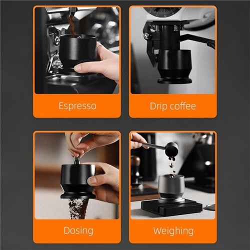 Espresso Dosing Cup with  51-54mm Detachable Dosing , Smooth Seamless Interior, Non-Slip Grip 1