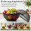 28CM Mesh Metal Kitchen Fruit Basket Vegetable Storage Basket Reusable Draining Fruit Bowl Large Capacity Kitchen 6
