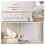 Corner Guard Wall Protector Inside 90 Degree Corner for Square Baseboard Heater Cover Connects Multiple Heater Covers 5
