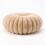 Homescapes Round Pleated Cushion, 36 cm 4