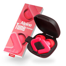 Alpine Tune Concert Ear Plugs Hi-Fi | Comes with 4 Tip Sizes 19dB Neon Pink