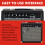 Fender Fender Frontman 20G Electric Guitar Amp, Beginner Practice, 20W, Red 3