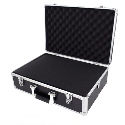 ROC Cases 0304 Flight Case 47.5x32.5x17cm, Fixed Lid, High Density Foam
