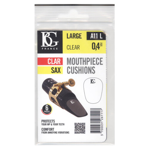 BG Mouthpiece Patch - Clear Large 0.4 mm thick AA11L 1