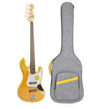 HOHIYO Bass Guitar Case 0.38in Padding Waterproof Electric Bass Case Bass Guitar Gig Bag Padded Soft Electric Bass Guitar Bag Grey