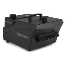 BeamZ ICE1400 Low Fog Machine with DMX Control, Timer and LCD Display - 1400W Ground Smoke Effect Machine for Halloween, Stage and Theatre Production