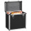 Yaheetech Lockable Vinyl Record Storage Case for 12-Inch LPs, Black 1