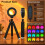 Hausdemo Sunset Lamp Sun Light LED (Dark Black) 2