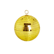 6 Inch Small Gold Disco Ball: Hanging Mirror Ball Disco Party Decoration