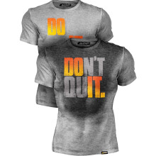 Herren Trainingsshirt Aktiv Sweat-Activated Schriftzug XL Grau