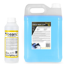 beamz High Density Smoke Machine Fluid 5L with 250ml Fog Machine Cleaner Liquid Solution for DJ Disco Party, Stage Lighting & Special Effects