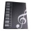 Music File Folder A4 Size Sheet Music Folder Paper Documents Music Themed 40 Pockets Storage Folder 3