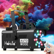 Hakuta Fog Machine,18 LED Lights,Smoke Machine Automatic