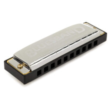 Hohner 1501BX Bluesband Key of C Harmonica,Black