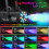 Hakuta Fog Machine,18 LED Lights,Smoke Machine Automatic 2