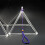 Hye-eun Clear Crystal Singing Pyramid 6 inch with Suedce Stick 2