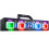 KeoBin 7 in 1 Disco Lights with Rotating Snowflake Patterns - RGB Stage Lighting with Strobe, UV, Beam 1