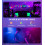 KeoBin 7 in 1 Disco Lights with Rotating Snowflake Patterns - RGB Stage Lighting with Strobe, UV, Beam 6