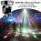 2Pack Mini Moving Head Lights for Dj Lighting Led Beam Spot Gobo Pattern Projector Stage Light for Party 2