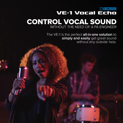 BOSS VE-1 Vocal Echo | Real-Time Vocal Effects for Singers 2