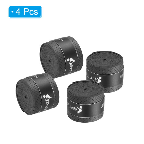 PATIKIL Drum Stick Tape Drumstick Grips 4pcs 1" Width 3.3ft Black 2