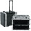 Gator Molded PE 6U 19.25 inch Rack Case with Front / Rear Rails / Pull Handle / Recessed Wheels and Locking 1