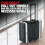 Gator Molded PE 6U 19.25 inch Rack Case with Front / Rear Rails / Pull Handle / Recessed Wheels and Locking 4