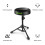Gravity FD SEAT 1 - Round Musicians Stool, Foldable, Adjustable Height, Black 3