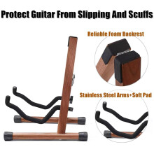CANTUS Guitar Stand Wood for Guitar Bass Ukulele A-Frame Acoustic Guitar Stand Floor Electric Guitar Stands