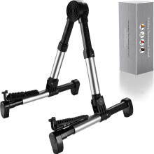 Nordic Essentials Guitar Stand for Acoustic/Electric/Classical Guitars and Violin, Ukulele, Bass - Folding, Portable and Lightweight -Fits Fender/Tay
