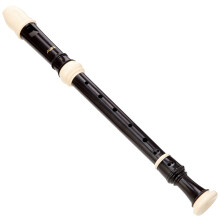 Aulos 509B "Symphony" Series Treble Recorder - Ideal for Advancing & Enthusicatic Students - Classic Dark Brown/Ivory ABS Construction - Baroque Clas